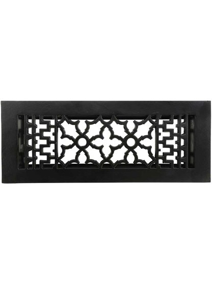 Cast Iron Victorian-Style Floor Register.